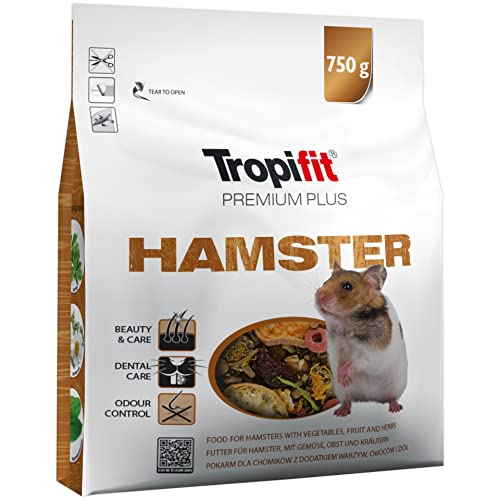 Comida para Animales pequeños TROPICAL Tropifit 750g Premium Hamster Plus