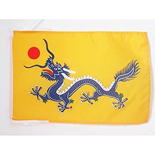 AZ FLAG Bandera del DRAGÓN Chino 45x30cm - BANDERINA del Dragon DE China 30 x 45 cm cordeles