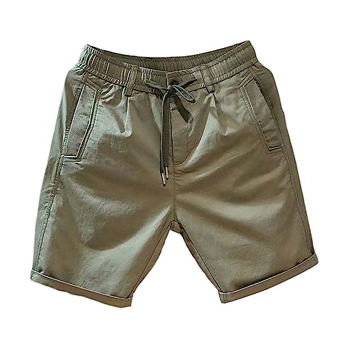 Pantalones Cortos Casuales para Correr de Verano para Hombres Pantalones Cortos Deportivos Retro para Hombres Pantalones Cortos Casuales para Hombres Chinos Regular